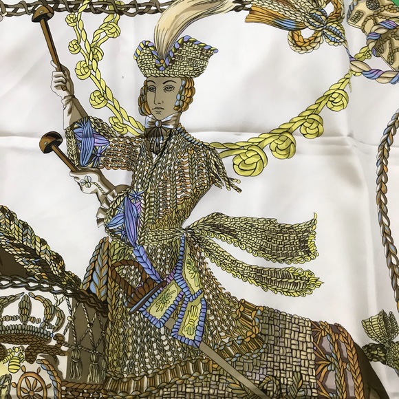 *SOLD* *RARE* Hermes Silk Scarf “Le Timbalier” - Picture 3 of 8